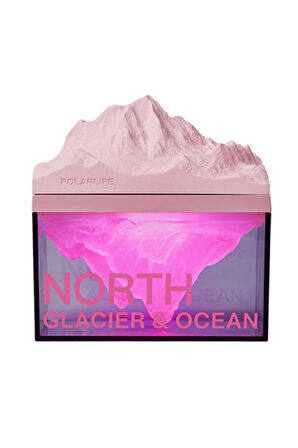 Z4 Kuzey Okyanus Temalı Gece Lambası Özellikli BT Kablosuz Hoparlör - Pembe-(579