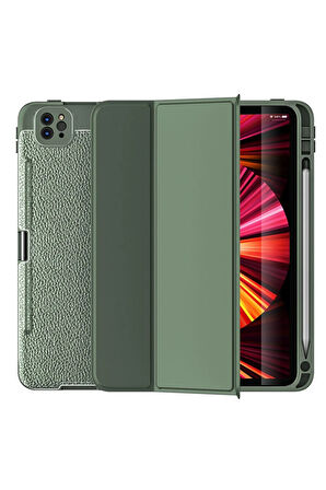 iPad Pro 11 (2020) Kılıf Tablet Focus Silikon - Yeşil-(5796)
