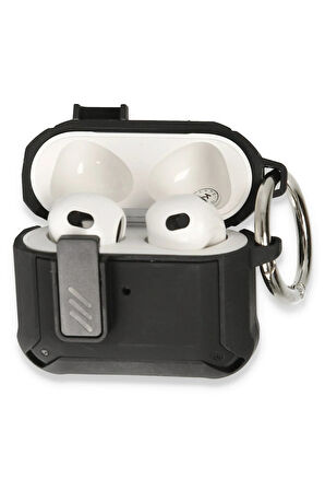 Airpods Pro 2 (2.nesil) Truva Kılıf - Siyah-(5796)