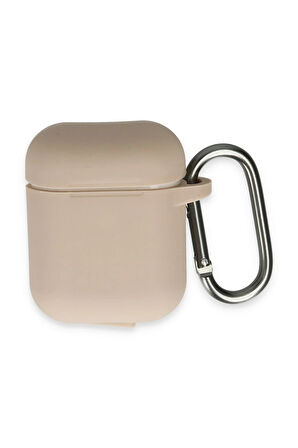 Airpods 2 (2.nesil) Hang Kılıf - Pudra-(5796)