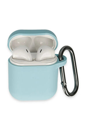 Airpods 2 (2.nesil) Hang Kılıf - Turkuaz-(5796)