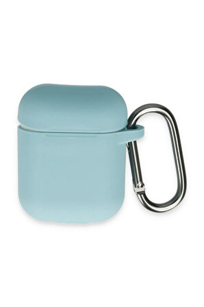 Airpods 2 (2.nesil) Hang Kılıf - Turkuaz-(5796)