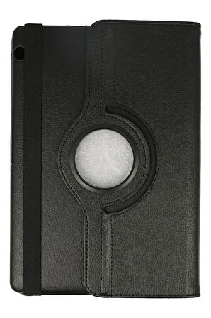 Huawei MediaPad T3 10 / 9.6 Kılıf 360 Tablet Deri Kılıf - Siyah-(5796)