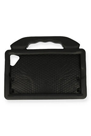 iPad 4 9.7 Kılıf Like Stantlı Tablet Silikon - Siyah-(5796)