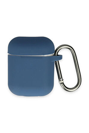 Airpods 2 (2.nesil) Hang Kılıf - Lacivert-(5796)