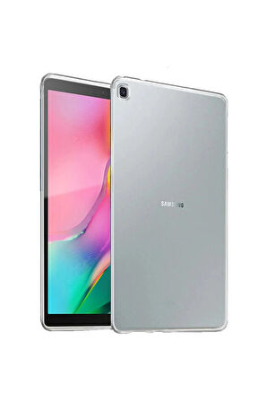 Samsung Galaxy Tab A7 10.4 Kılıf Tablet Şeffaf Silikon-(5796)