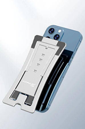 CM23 Ayarlanabilir Katlanabilir Masaüstü Telefon Tutucu - Gümüş-(5796)