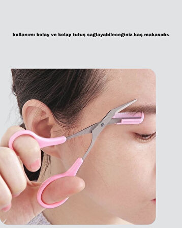 Kaş Düzeltme Makası Taraklı – Profesyonel ve Pratik Kaş Bakımı