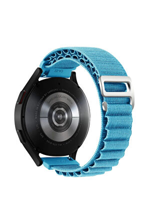 Watch 22mm KR410 Kumaş Kordon - Mavi-(5796)