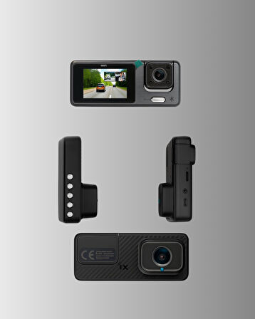 Çok Açılı Araç İçi DVR | Ön İç Arka Kamera Döngü Video Kaydı