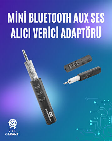 Mini Bluetooth Müzik Alıcısı | Ev & Araç Stereo Sistemlerine Kablosuz Bağlant?