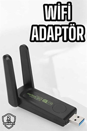 Dual Band Wifi Alıcı Adaptör USB 3.0 Destekli