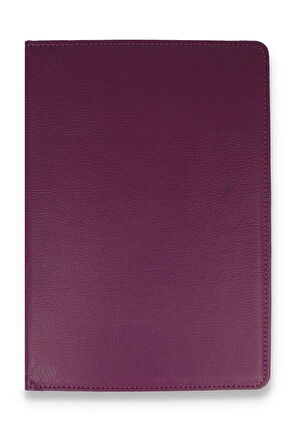 Huawei MatePad SE Kılıf 360 Tablet Deri Kılıf - Mürdüm-(5796)