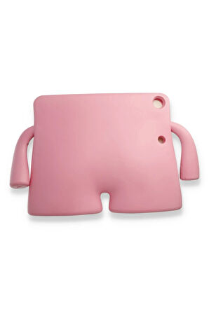 iPad Pro 11 (2021) Kılıf Karakter Tablet Silikon - Açık Pembe-(5796)