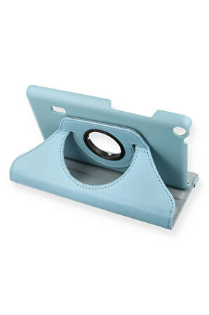 Huawei MediaPad T3 7 Kılıf 360 Tablet Deri Kılıf - Turkuaz-(5796)