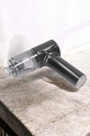 Üflemeli Güçlü Vakumlu Ev Ofis Araç Süpürgesi El Süpürgesi Şarjlı