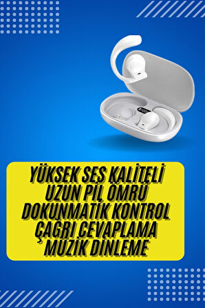 Android ve İOS Uyumlu Bluetooth Küpe Kulaklık Bluetooth Kulaklık Kablosuz