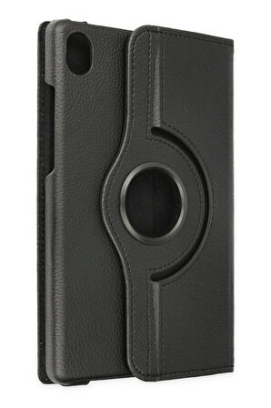 Samsung Galaxy X510 Tab S9 FE 11 Kılıf 360 Tablet Deri Kılıf - Siyah-(5796)