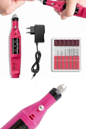 Profesyonel Manikür Pedikür Seti Törpü Makinesi Protez Tırnak Çıkarma