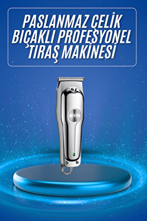 3 Taraklı Saç Sakal Düzeltici Traş Makinesi Seti Paslanmaz Çelik