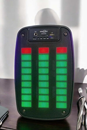 Bluetooth Hoparlör Mikrofonlu Speaker Taşınabilir Şarjlı