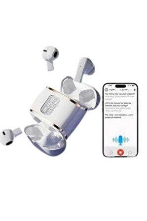 Profesyonel Dijital Göstergeli Düşük Gecikme Bluetooth Kulaklık Çift Kulaklık