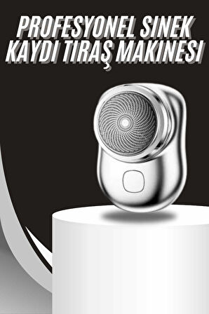 Kablosuz Tıraş Makinesi Günlük Hızlı Taşınabilir Şarjlı Yuvarlak Paslanmaz