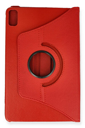 Huawei MatePad 10.4 Kılıf 360 Tablet Deri Kılıf - Kırmızı-(5796)