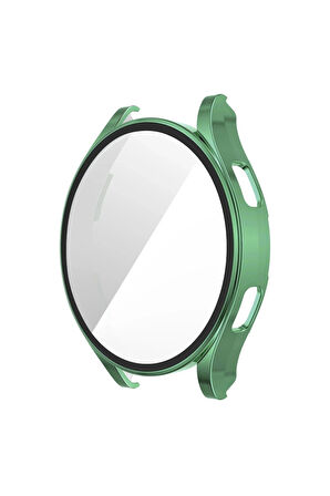 Watch 5 40mm Wall Camlı Kasa Ekran Koruyucu - Koyu Yeşil-(5796)