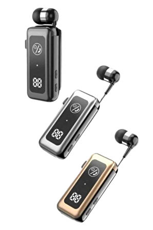 Makaralı Bluetooth Kulaklık Telefon Uyumlu Makaralı TF Kart Girişli Güç Göste