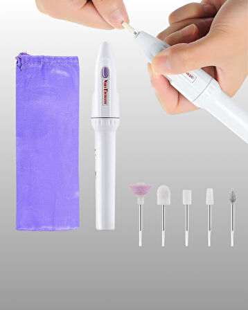 Taşınabilir Profesyonel Elektrikli Tırnak Matkap Seti – Sessiz Güçlü ve Daya