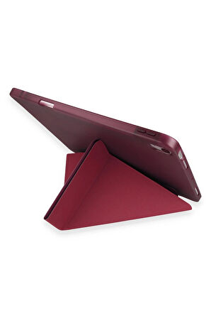 Huawei Honor Pad V9 Kılıf Kalemlikli Mars Tablet Kılıfı - Mor-(5796)