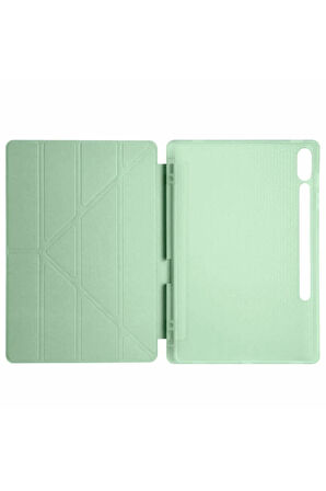 Samsung Galaxy X610 Tab S9 FE Plus 12.4 Kılıf Kalemlikli Mars Tablet Kılıfı - A