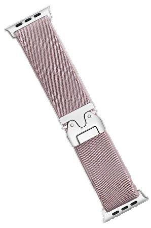 Apple Watch 42mm Forest Kumaş Kordon - Lila-(5796)