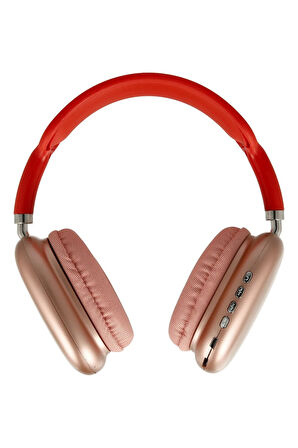 KR Max BT Kablosuz Kulaklık - Kırmızı-(5796)