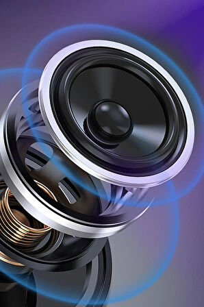 Pluse 7 Mikrofonlu RGB Kablosuz Hoparlör - Beyaz-(5796)