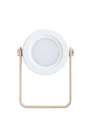 JP-DLD Kamp Lambası Görünümlü Dekoratif Gece Lambası - Beyaz-(5796)