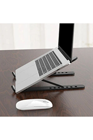 P1 ABS Laptop Standı - Siyah-(5796)