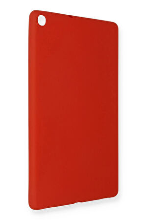 Samsung Galaxy T510 Tab A 10.1 Kılıf Evo Tablet Silikon - Kırmızı-(5796)