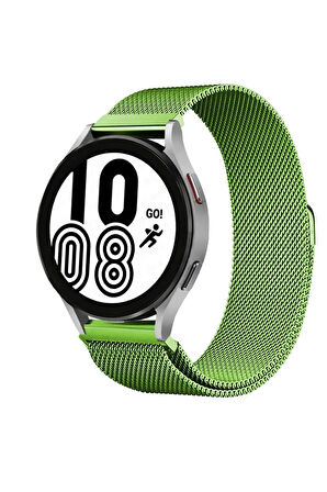 Watch 22mm Metal Mıknatıslı Kordon - Yeşil-(5796)