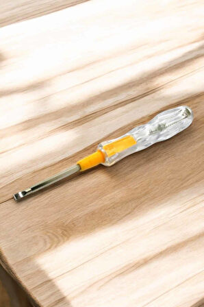 Çift Taraflı Elektrik Kontrol Kalemi Şeffaf Tornavida