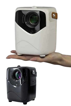 HD Ayaklı Portatif Projeksiyon Cihazı Bluetooth Wifi Akıllı Android İşlemcili