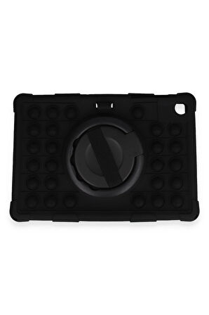 Samsung Galaxy Tab A9 Kılıf Patpat El Tutma Aparatlı Standlı Tablet Silikon - Si