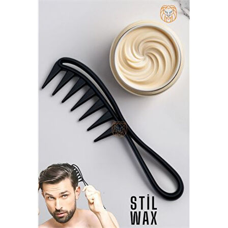 HSNET Erkek Stil Tarağı Karbon