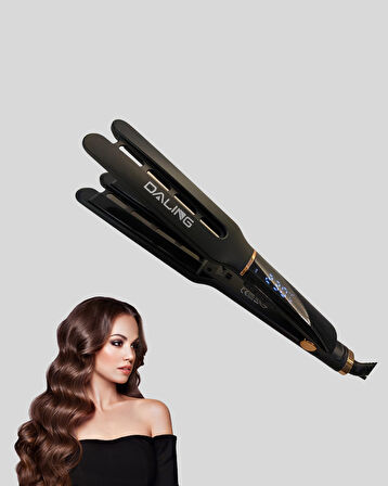 Seramik Plakalı Daling Saç Düzleştirici Kırılma ve Dolanma Önleyici
