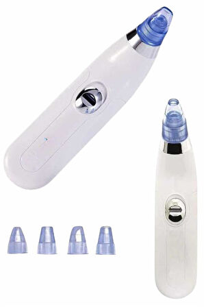 Siyah Nokta Temizleme Cihazı 4 Başlıklı Vakumlu Pilli Ölü Deri Arındırma