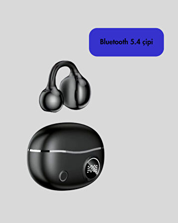 Bluetooth 5.4 Kablosuz Kulaklık – Açık Kulak Güvenli Tasarım ve Hızlı Şarj
