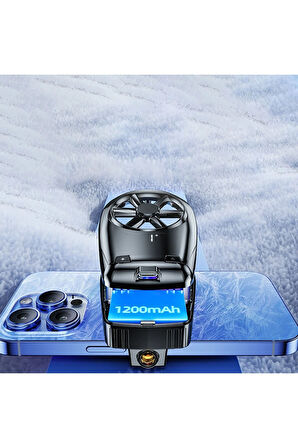 X110 Radyatör Telefon Soğutucu Fan - Siyah-(5796)