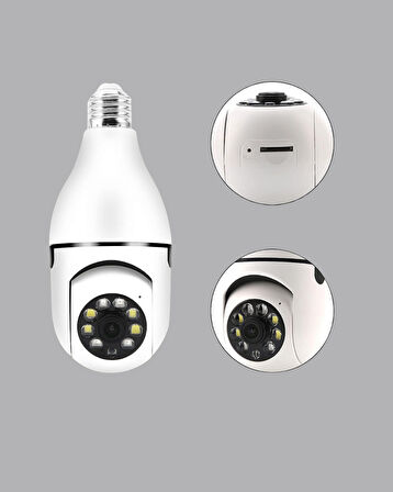 Akıllı Duy Kamera Uzaktan Kontrol ve Geniş Görüş Açılı