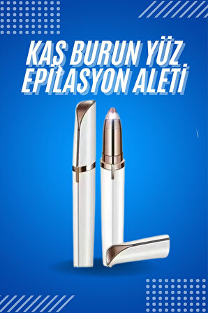 Tüy Kıl Alma Kaş Bıyık Unisex Yüz Bakım Epilasyon Aleti Pilli